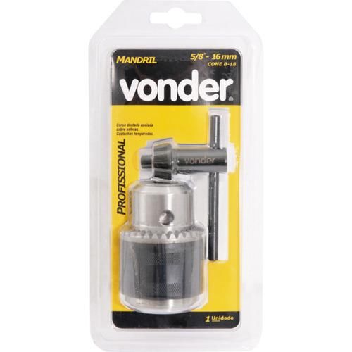 Mandril com chave cone B-18 capacidade 3 mm a 16 mm para 5/8 Mandril com chave cone B-18 capacidade 3 mm a 16 mm para 5/8