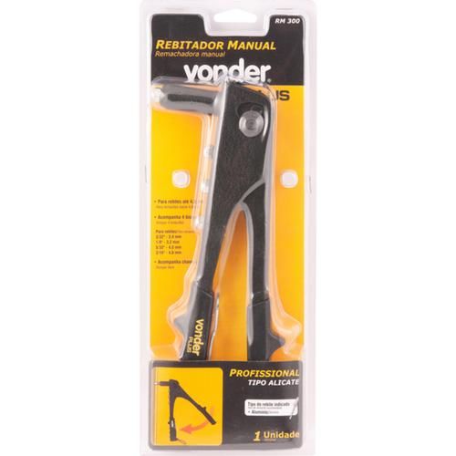Rebitador manual tipo alicate para rebites at� 4,8 mm - RM300