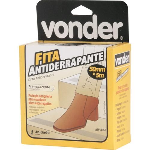 Fita adesiva antiderrapante transparente 50 mm x 5 m