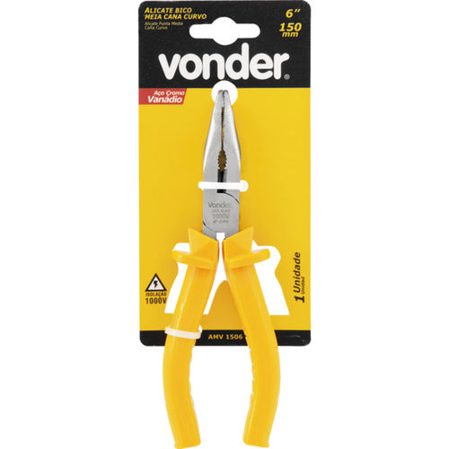 Alicate bico meia-cana curvo 6
