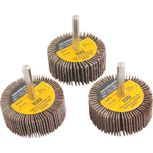 Jogo de rodas de lixa 50 mm x 20 mm com 3 peas