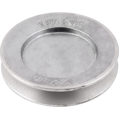 Polia de alum�nio 1 canal B - 120 mm 