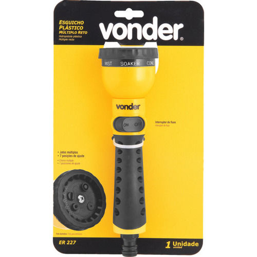 Esguicho pl�stico para jardim m�ltiplo reto 