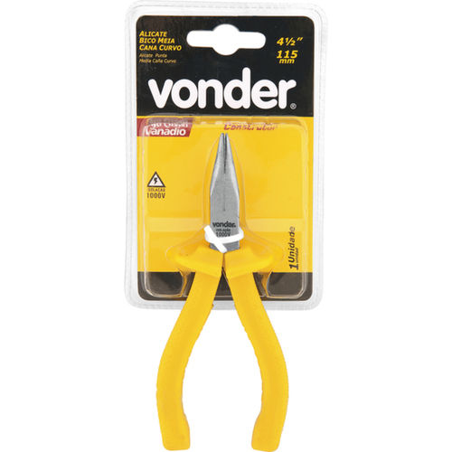 Alicate bico meia-cana curvo 4.1/2 Alicate bico meia-cana curvo 4.1/2