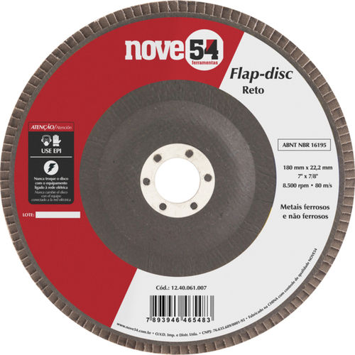 Disco de lixa flap disc reto 7 Disco de lixa flap disc reto 7