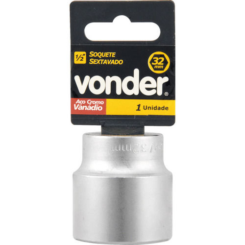 Soquete sextavado 32 mm encaixe 1/2