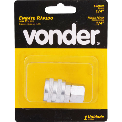 Engate r�pido f�mea rosca 1/4