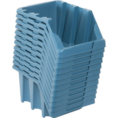 Gaveta pl�stica para estante n� 7 azul modelo pr�tico