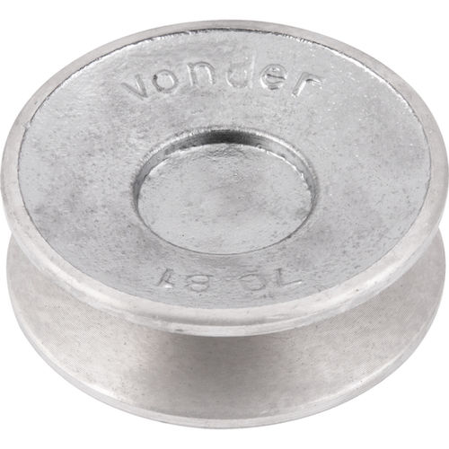 Polia de alumínio 1 canal B 70 mm - 6684210070 Polia de alumínio 1 canal B 70 mm - 6684210070