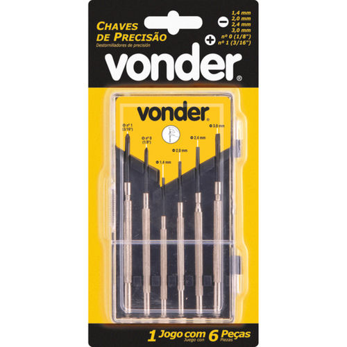 Jogo de chave de preciso fenda e phillips 