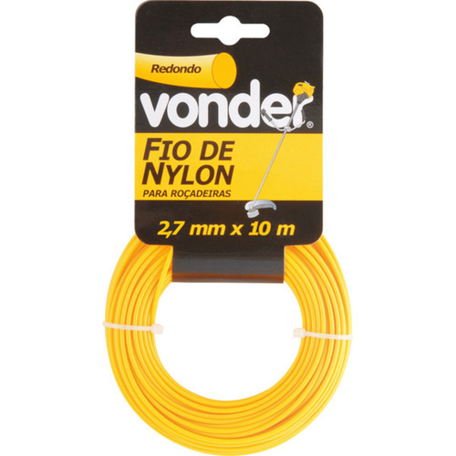 Fio de nylon para roçadeira 2,7 mm x 10 m Fio de nylon para roçadeira 2,7 mm x 10 m