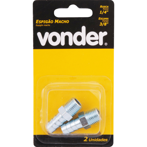 Espigo macho rosca de 1/4