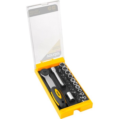 Jogo de bits e soquetes com 25 peas