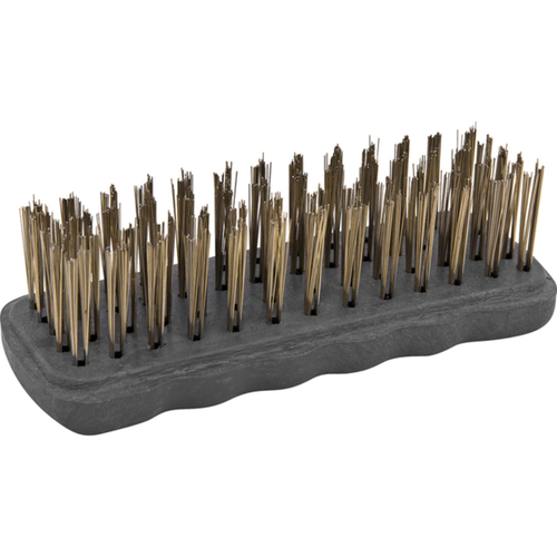 Escova manual de a�o sem cabo 135 x 50 mm