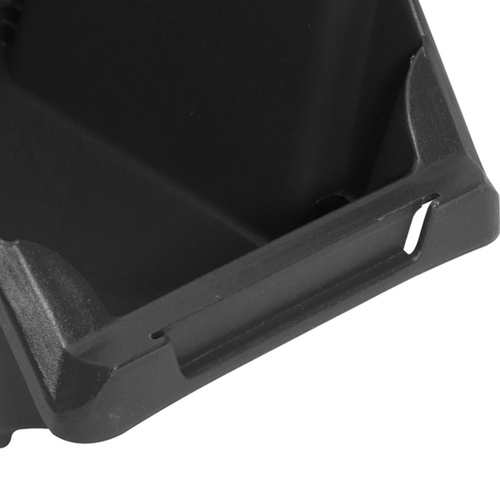 Gaveta plstica para estante  n 5 preta modelo prtico