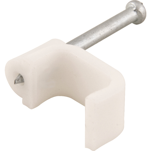 Grampo plstico chato para fios 6 mm