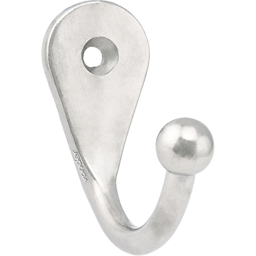 Cabide simples grande em metálico niquelado Cabide simples grande em metálico niquelado