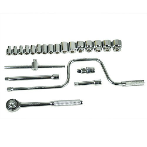 Jogo de soquete encaixe de 3/8