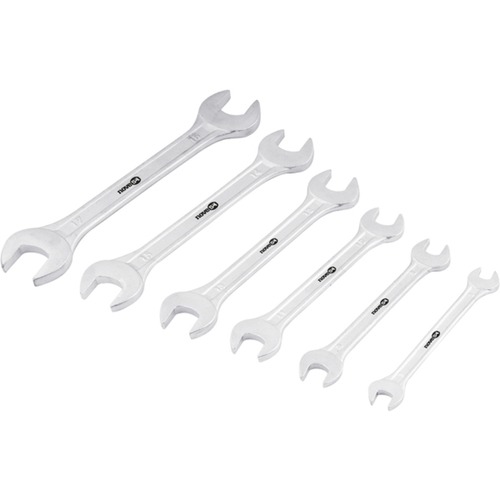 Jogo de chave fixa 6 a 17 mm 6 peas com suporte plstico