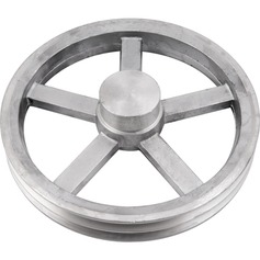 Polia de alumnio 2 canais A - 250 mm