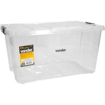 Caixa pl�stica transparente 62 x 40,5 x 31,7 cm - CBV 028