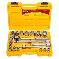 Jogo de soquete estriado de 8 a 32 mm encaixe 1/2