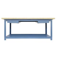 Bancada desmont�vel tampo compensado pinus 2000 x 800 x 40 mm com 2gavetas - NB-12