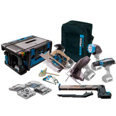 Kit Multifunção a bateria 18V 8 em 1 MaksiPower 8 - MP/8 Blue Kit Multifunção a bateria 18V 8 em 1 MaksiPower 8 - MP/8 Blue