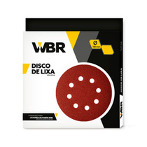 Disco de lixa 180 mm para lixadeira de parede com 10 unidades Disco de lixa 180 mm para lixadeira de parede com 10 unidades