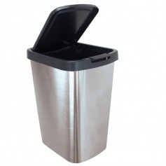 Lixeira pl�stica 9 litros com click - Label