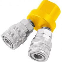 Engate r�pido duplo para ar comprimido  