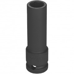 Soquete de impacto sextavado longo 17 mm encaixe 1/2