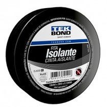 Fita isolante antichama 19 mm x 20 m preta
