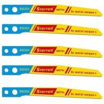 L�mina serra tico tico encaixe Makita 65 mm 24 dentes bimetal para metal 5 pe�as - BS324