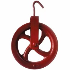 Roldana met�lica com gancho 16 cm - 99.605