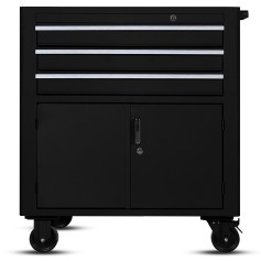 Carrinho para ferramentas com 3 gavetas e 2 portas 