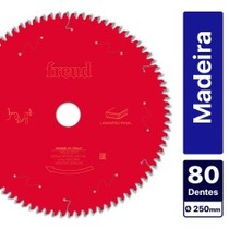 Disco de serra para madeira 250 x 30 mm 80 dentes - F03FS09804 Disco de serra para madeira 250 x 30 mm 80 dentes - F03FS09804