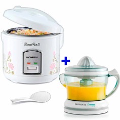 Kit Panela el�trica de arroz Bianca Rice NPE-05-5X + Espremedor de frutas 1,25L E-01