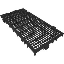 Piso plástico antiderrapante 250 x 500 x 26 mm - 42529 Piso plástico antiderrapante 250 x 500 x 26 mm - 42529