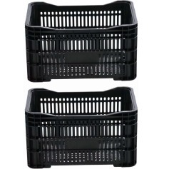 Kit 2 Caixas pl�sticas para hortifruti 31 x 34 x 55 cm
