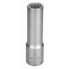 Soquete estriado longo 13 mm encaixe 1/2