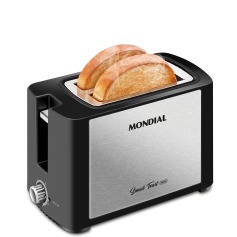 Torradeira de pães 800 watts Smart Toast Inox - T-13 Torradeira de pães 800 watts Smart Toast Inox - T-13