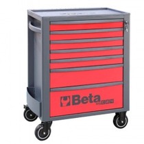 Carrinho para ferramentas com 7 gavetas vermelho - RSC24/7 Carrinho para ferramentas com 7 gavetas vermelho - RSC24/7