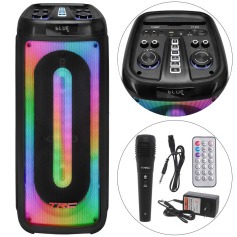 Caixa de som amplificada 900W RMS com Bluetooth e Radio FM e Microfone - CT 900