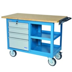 Bancada móvel com 4 gavetas e 1 prateleira - CR-69 Bancada móvel com 4 gavetas e 1 prateleira - CR-69