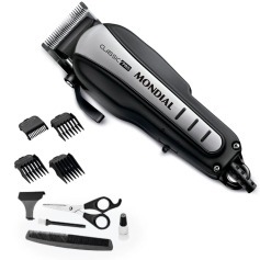 Mquina de cortar cabelo com 4 pentes e acessrios Classic Pro - CR-03