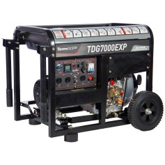 Gerador de energia 6 kva a diesel bivolt partida el�trica - TDG7000EXP