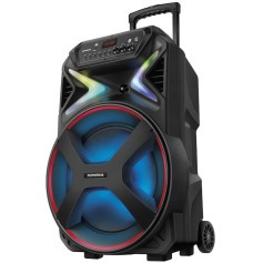 Caixa de som amplificada 700W RMS Bluetooth e FM Connect lights Plus - CM-700