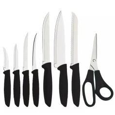 Jogo de facas com lâminas em aço inox 8 peças - 7914355 Jogo de facas com lâminas em aço inox 8 peças - 7914355