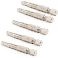 Jogo de bits hexalobular T30 x 50 mm encaixe 1/4